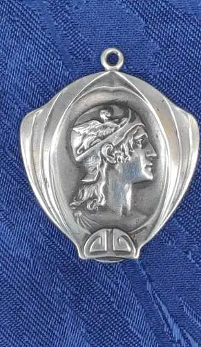 F856/ Jugendstil Anhänger  800 Silber