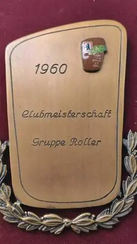 F464/ ADAC Plakette Vespa CLUB Berlin 1960 Clubmeisterschaften