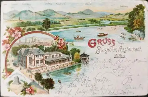 Zittau Gasthaus Burgteich Restaurant Denkmal d. Entstehung