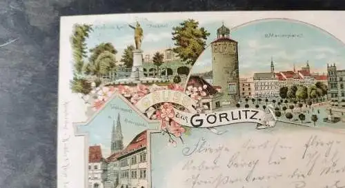 Alte Ansichtskarte Gruß aus Görlitz 