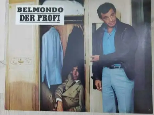 Der Profi 3 original Aushangfotos Jean-Paul Belmondo 