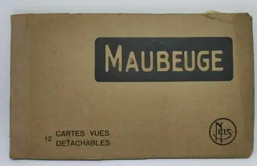 E801/ Ak Maubeuge 12 Carters vues detachables 12 Ansichten