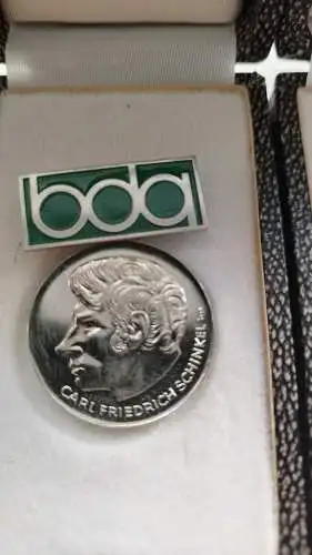 DDR Carl-Friedrich-Schinkel Medaille Bund der Architekten BdA  Stufe Silber 