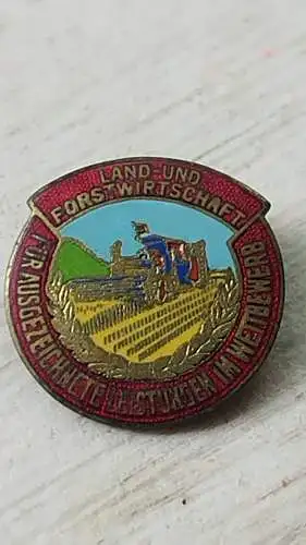 DDR Abzeichen Land & Forstwirtschaft für ausgezeichnete Leistungen 