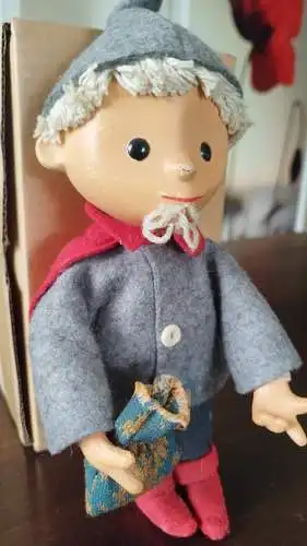 G617/ seltene DDR Sandmann  Puppe 60iger