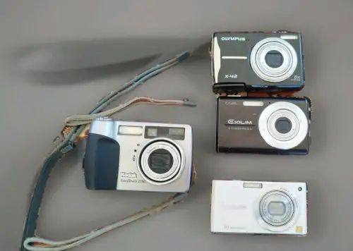 G631/ Kamera Sammlung Konvolut UNGETESTET Nikon,  Sony, Panasonic