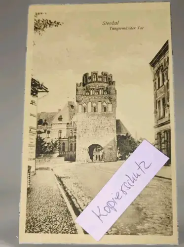 Alte Postkarte Stendal 