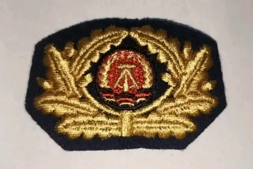  Mützenemblem Mützenabzeichen dunkelblau Marine DDR