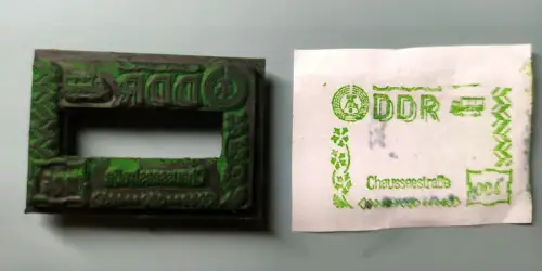 05 Grenzübergangsstempel - Einsatz - Übergang Chausseestraße 