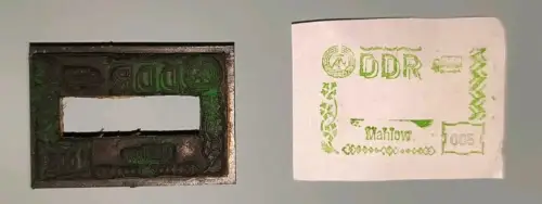 16/ Grenzübergangsstempel - Einsatz - Übergang Mahlow 