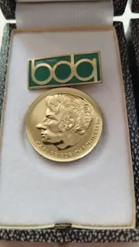 DDR Carl-Friedrich-Schinkel Medaille Bund der Architekten BdA Stufe Gold 