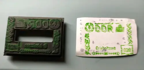 04 Grenzübergangsstempel - Einsatz - Übergang Griebnitzsee 