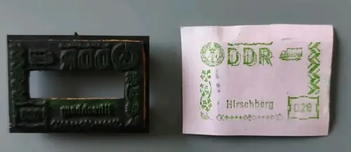 15/ Grenzübergangsstempel - Einsatz - Übergang Hirschberg 