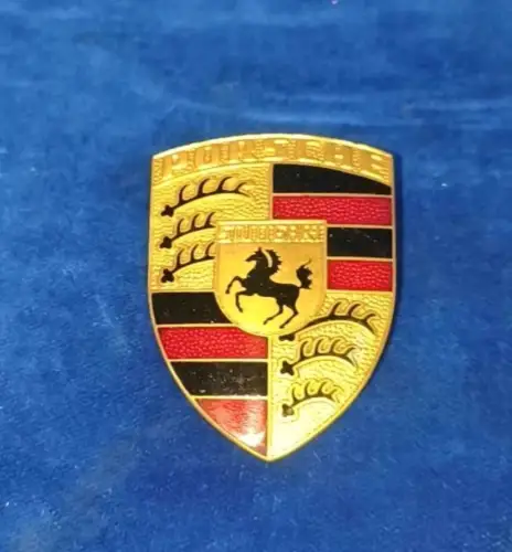 E800/ Porsche 911 Emblem  Wappen Haubenwappen neuwertig