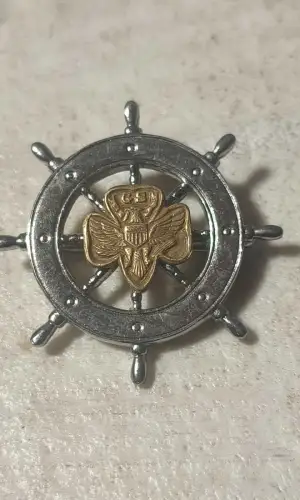 VINTAGE GIRL SCOUT MARINERS' PIN Mariner Mitgliedschaft 
