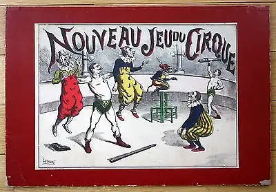 1880 Cirque Zirkus jeu Würfelspiel Spiel Brettspiel circus Paris board game