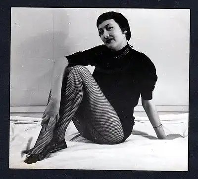 1960 Unterwäsche lingerie Erotik nude vintage Netz Dessous pin up Foto photo