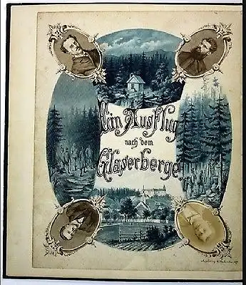 1878 Johann Schwarzer Jauernig Javornik Reise manuscript Handschrift Schlesien