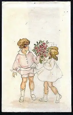 Kinder Mädchen Tilly von Baumgarten-Haindl Zeichnung Kinderbuch Bilderbuch