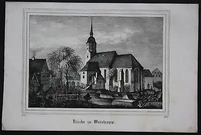 1840 - Weistrupp Klipphausen Original Lithographie Litho