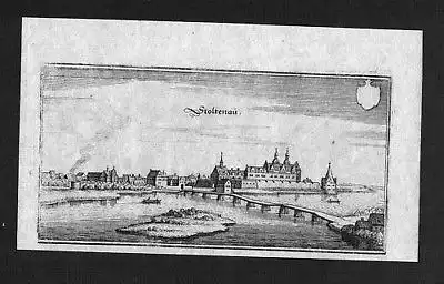 1650 - Stolzenau LK Nienburg Weser Niedersachsen Kupfer Merian