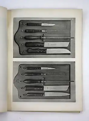 1925 Gottlieb Hammesfahr "Nirosta" Stahlwaren Solingen Besteck Katalog Messer
