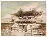 1880 Yomeimon gate at Nikko. / Japan / Tor / Tochigi / Kunst / art photo albumen