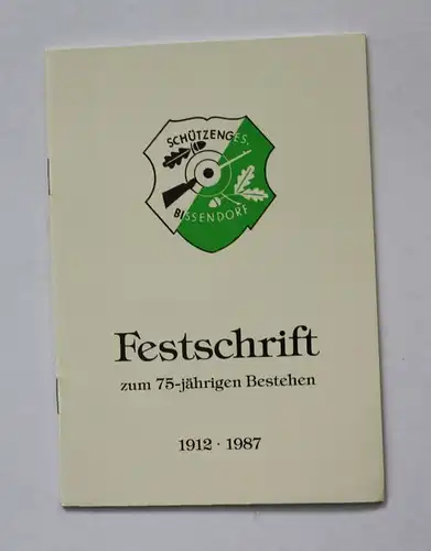 1987 Festschrift zum 75-jährigen Bestehen 1912-1987 Geschichte Landeskunde