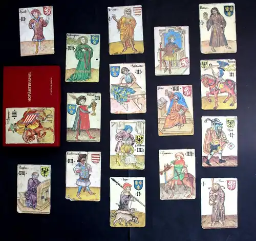 Hofämterspiel 1976 Spielkarten Kartenspiel Faksimile playing cards game Spiel