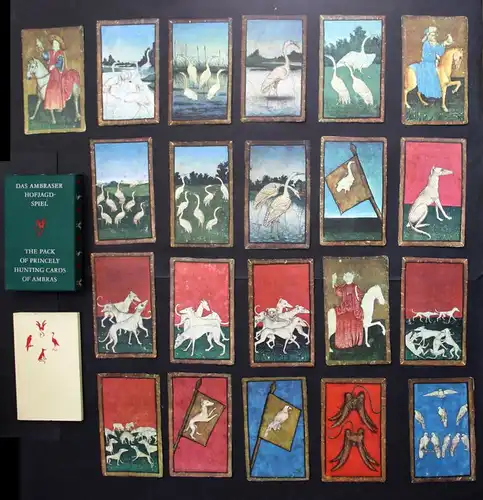 Ambraser Hofjagdspiel 1969 Princely Hunting Cards Ambras Spielkarten Faksimile