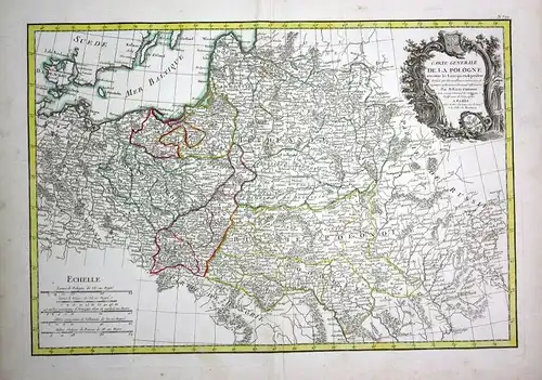 1775 Polen Polska Poland Sverige Russia Russland Karte map Kupferstich engraving