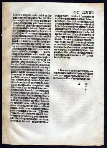 1499 Blatt CCLXXI Inkunabel Vita Christi Zwolle Holzschnitt woodcut incunable