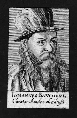 1680 - Jan van Bankhem Jurist lawyer Kurator Leiden Holland Kupferstich Portrait