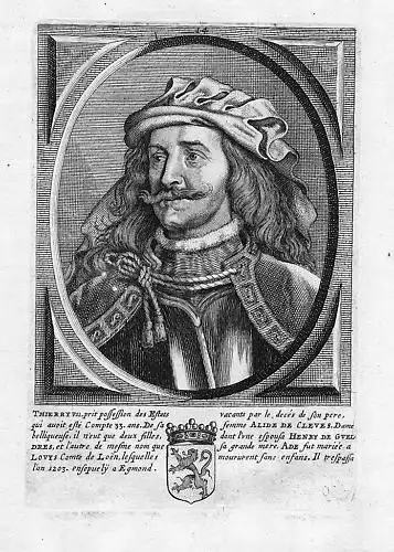 1650 - Dietrich VII Dirk Holland Kupferstich Portrait gravure engraving