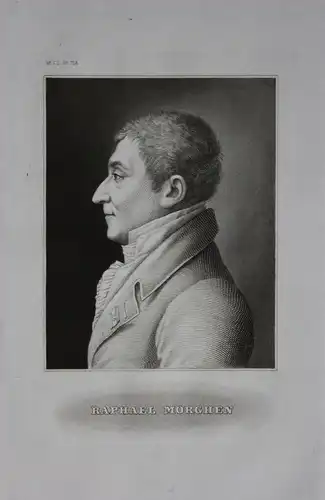 1850 Raffaello Sanzio Morghen Kupferstecher engraving engraver graveur Portrait