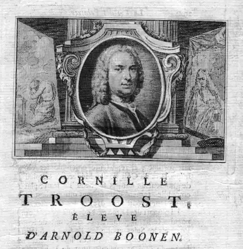 1750 - Cornelis Troost painter Maler Portrait Kupferstich gravure engraving