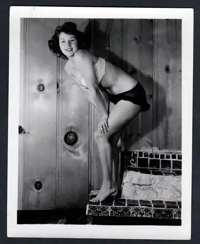 1960 Unterwäsche lingerie Erotik nude Po Hintern vintage Dessous photo Foto