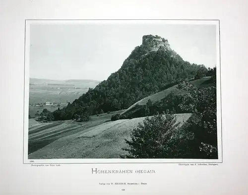 1896 Burg Hohenkrähen Singen Konstanz Foto Fotografie photo Schwarzwald Luib