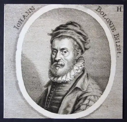 1700 Giovanni Bologna Bildhauer sculptor Kupferstich etching Portrait