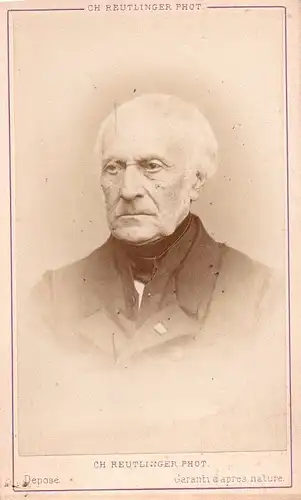 François Guizot Politiker politicien politician CDV Foto photo vintage ca. 1870