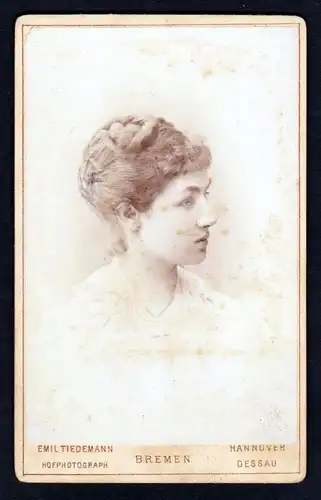 Ca. 1870 Charlotte von Schaumburg-Lippe CDV Photo vintage Foto
