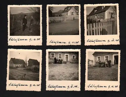 1940 Schlaifhausen Wiesenthau LK Forchheim 6 x Original Foto Fotos Chronik photo