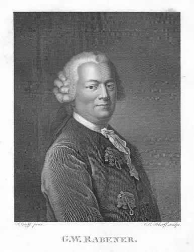 Ca. 1820 Gottlieb Wilhelm Rabener Schriftsteller Dresden Portrait Graff Scherff