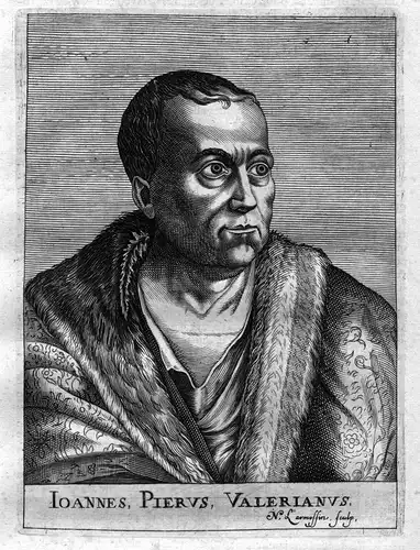 1680 Giovanni Pierio Valeriano Bolzanio Humanist Kupferstich Portrait engraving