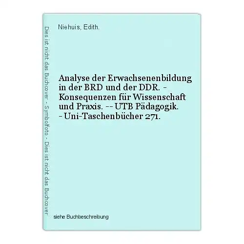Analyse der Erwachsenenbildung in der BRD und der DDR. - Konsequenzen für Wissen