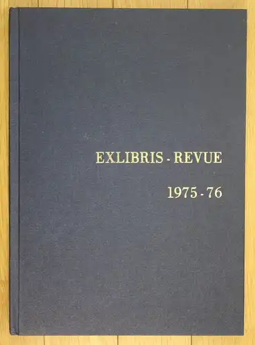 Exlibris Revue 1975-76 F. I. S. A. E. 2 Jahrgänge in 1 Band