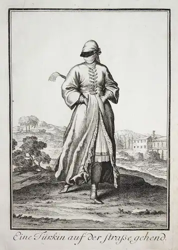1703 Musiker Österreich Ungarn Trachten Kupferstich antique print Sancta Clara