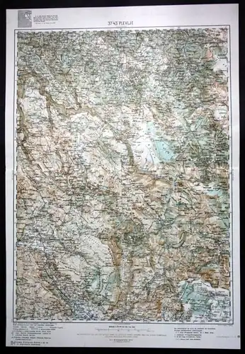 Plevlje / Pljevlja / Zvornik / Bijelopolje / Ljutici - alte Landkarte 1915