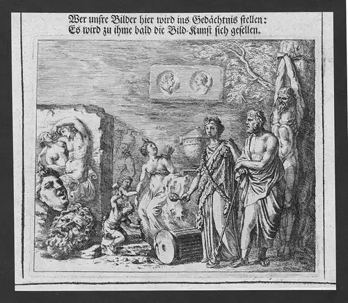 Menschen human Frau Mann man woman nude Akt etching Kupferstich antique print