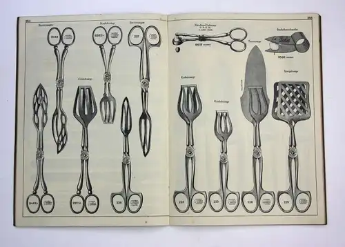 1928 Ed. Wüsthof Dreizackwerk Solingen. Stahlwarenfabrik. Besteck Katalog Messer